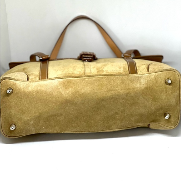 COACH💥RARE-VINTAGE~SOLD OUT💥Hampton Suede Satchel - Picture 13 of 14